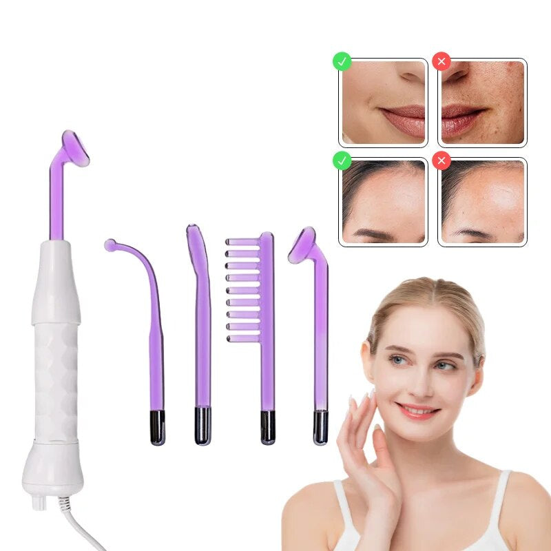 "Revitalize Your Skin with the Abay Apparatus High Frequency Facial Machine - the Ultimate Electrotherapy Wand for Hair, Face, and Acne Treatment!"