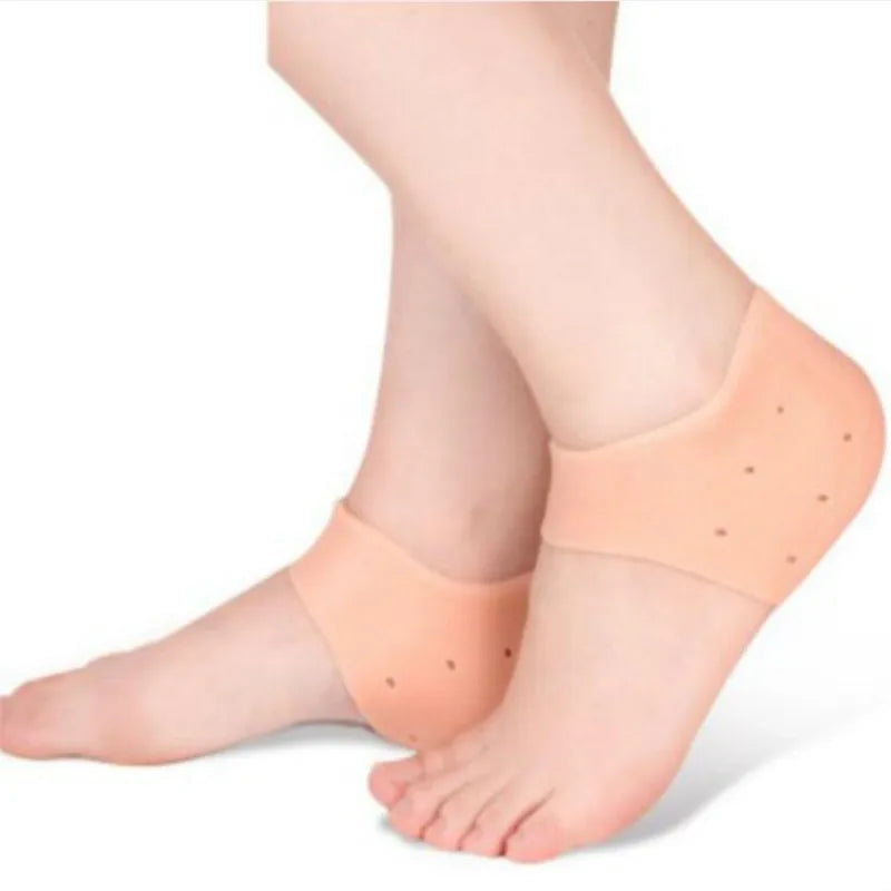 "Ultimate Foot Care Solution: 2Pcs Moisturizing Gel Heel Socks for Cracked Feet - Say Goodbye to Dry Skin!"