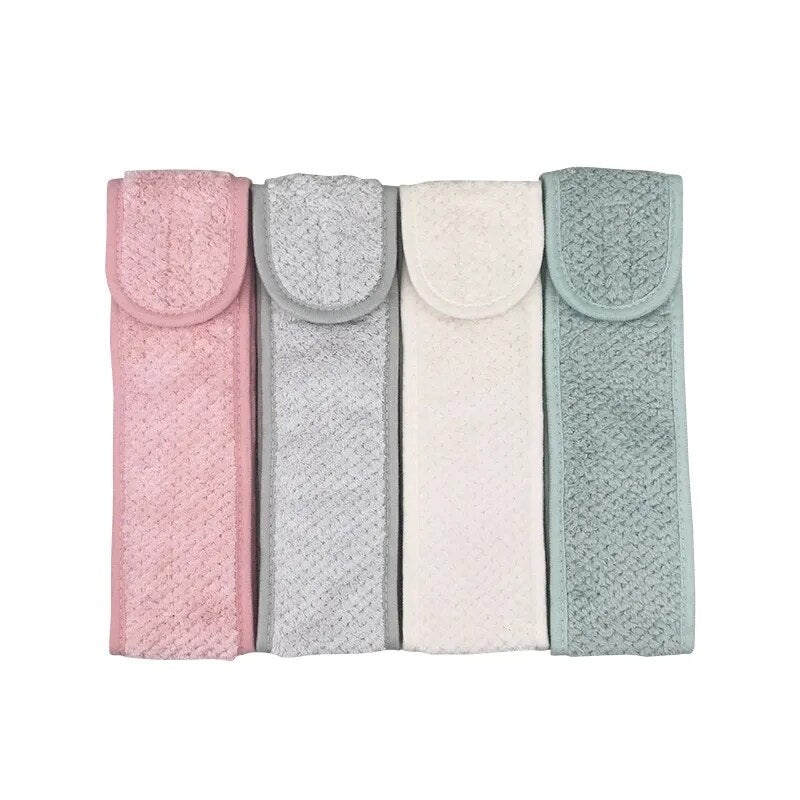 "Ultimate Comfort Headband for Women: Adjustable, Plush, and Stylish Hair Band for Face Care, Yoga, Spa, and Cosmetics"