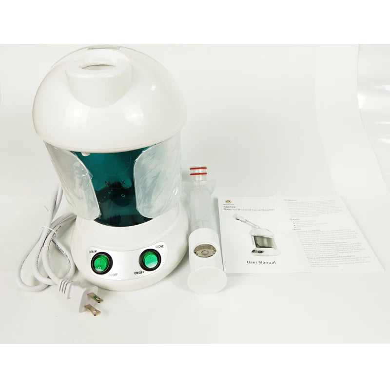"Revitalize Your Skin with Our Portable Herbal Facial Steamer and Moisturizer - the Ultimate Spa Experience!"